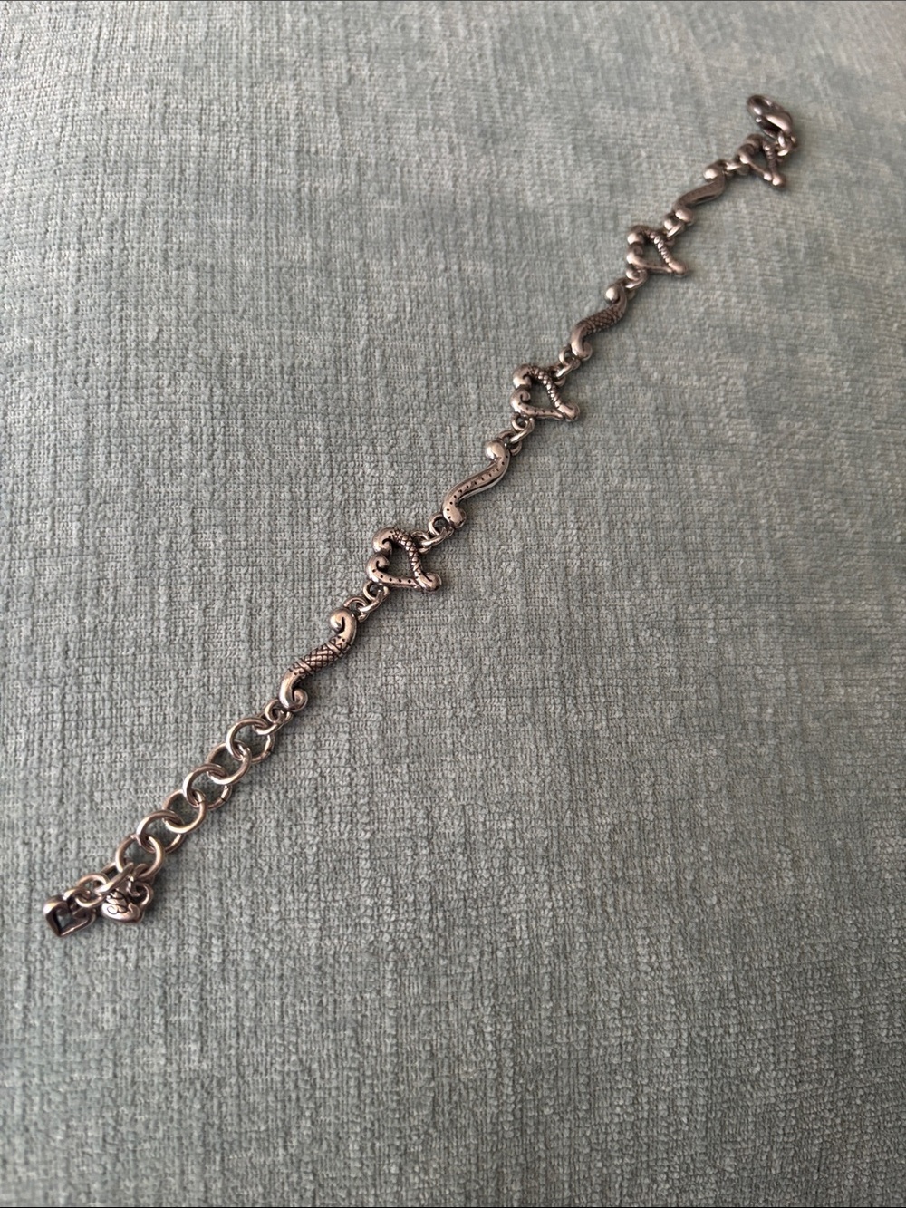 Brighton Tuscan Heart Bracelet - Silver